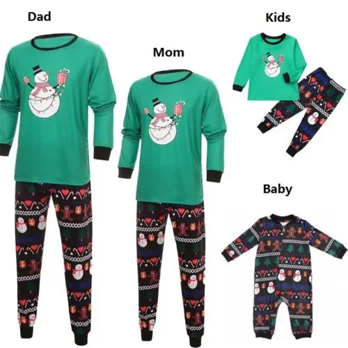 

PUDCOCO Newest 2020 Family Moms Matching Christmas Pajamas PJs Sets Xmas Gift Sleepwear Casual Nightwear