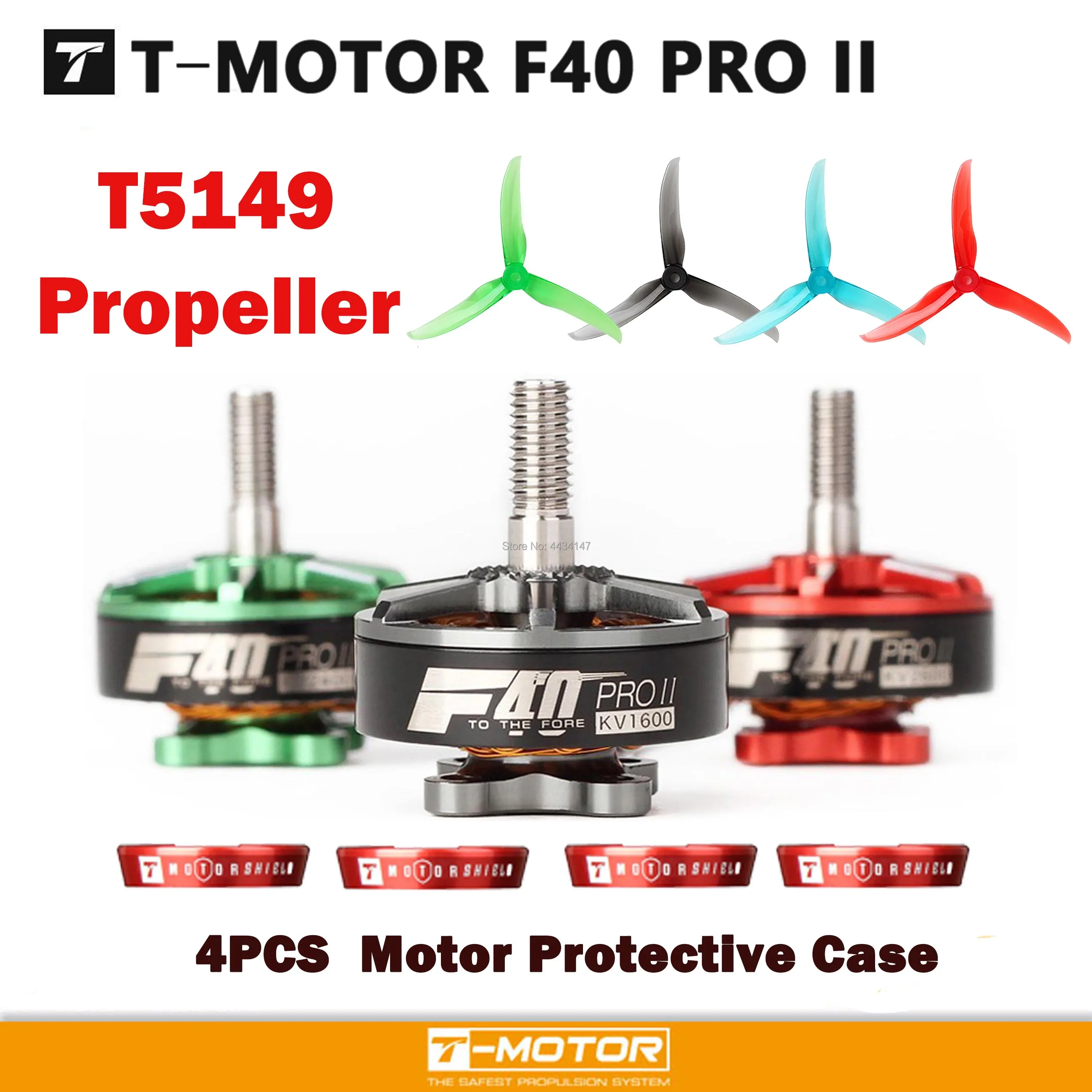1 шт. Новый t мотор F40 PRO III/T II POPO 1600 2400 2600KV FPV бесщеточный Электрический для
