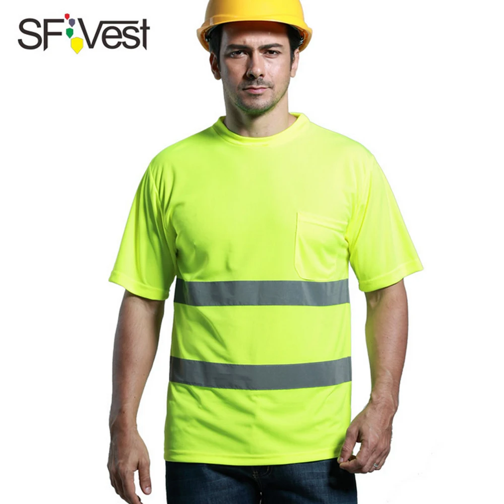 Светоотражающий Жилет SFVest с высокой видимостью дышащая рабочая одежда