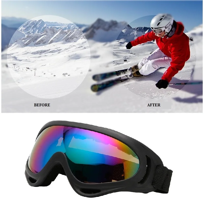 

Anti-fog Ski Windproof Dustproof Snowboard Goggles Mountain Skiing Eyewear Snowmobile Winter Sport Gogle Snow Glasses