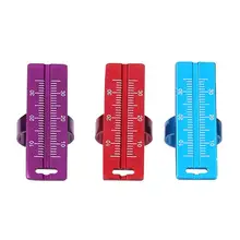 1 шт. металлическое зубное кольцо линейка стоматолог Инструмент Линейка корневой канал измерительный инструмент для стоматолога палец кольцо линейка