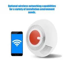 Детектор дыма для Fogo пожарной сигнализации чувствительный фотоэлектрический независимый датчик пожарного дыма для домашней безопасности