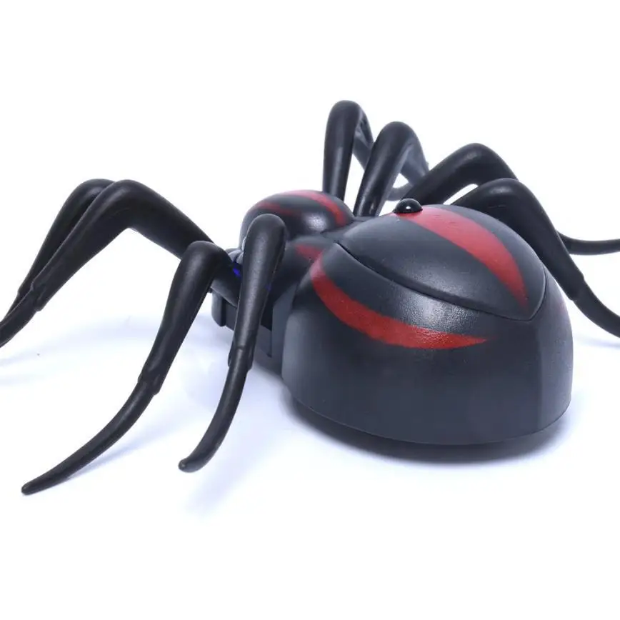 2017 New Children Spider Toys with Remote Controller High Simulation Animal Spider Infrared Remote Control Kids Toy Gift