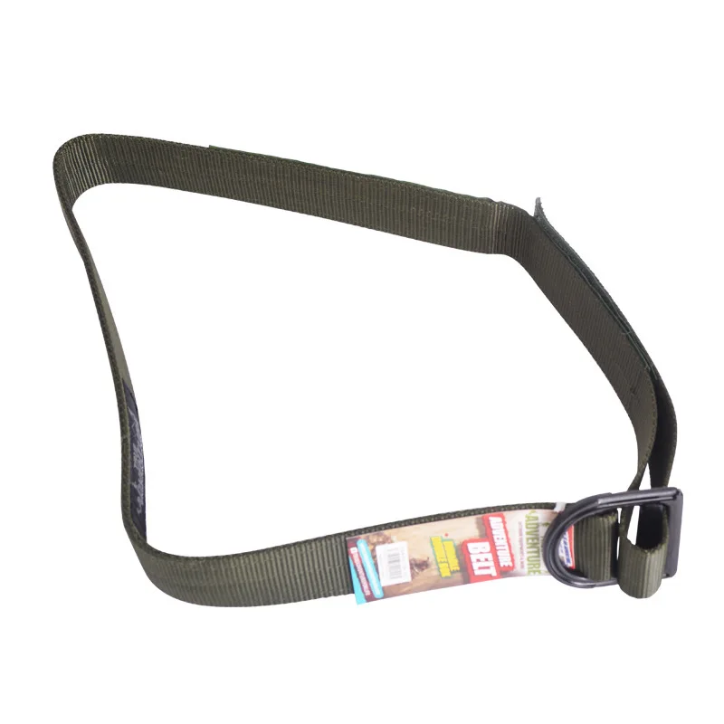 

Outdoor Military Tactical Nylon Waistband Sport Belt with Plastic Buckle Outdoor Army Fan Adjustable Hook & Loop Waistband