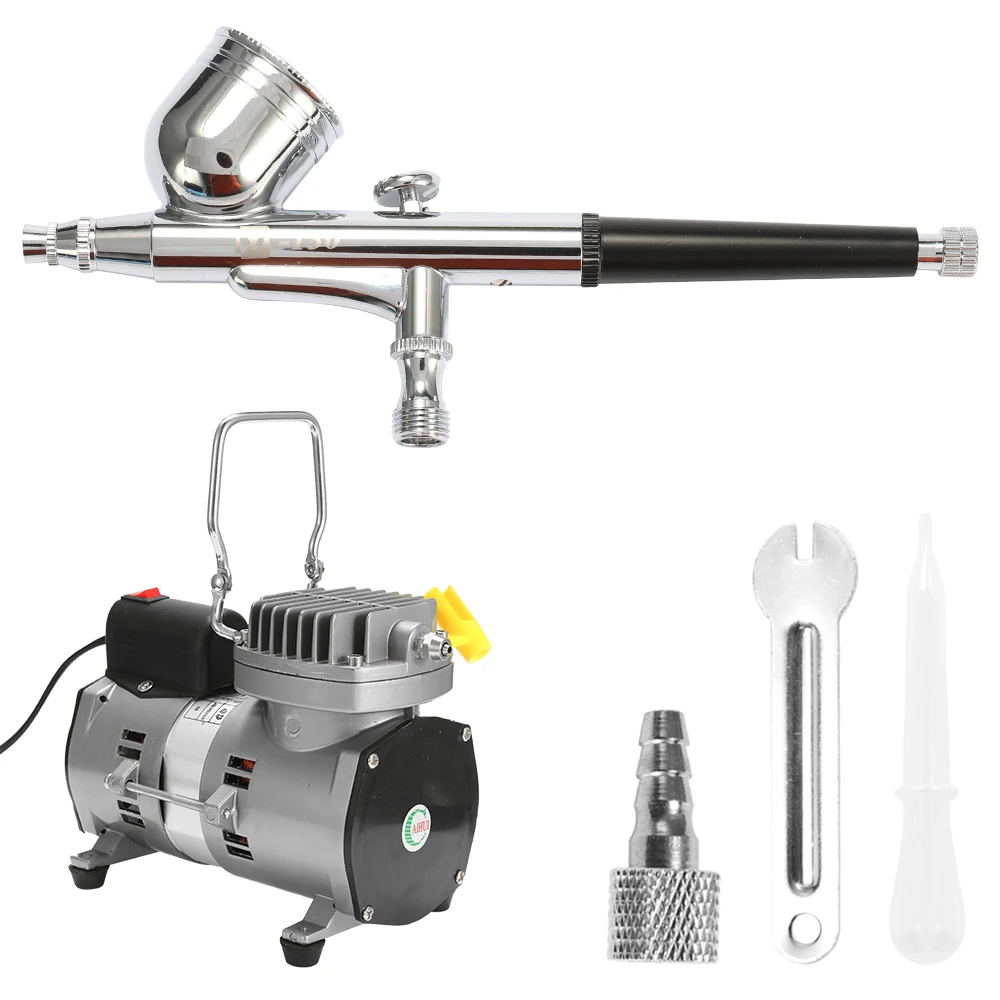 

KKmoon Portable Spray Pump Pen Air Compressor Set for Art Painting Tattoo Craft Spray Model Beautiful Airbrush Kits Power Tool