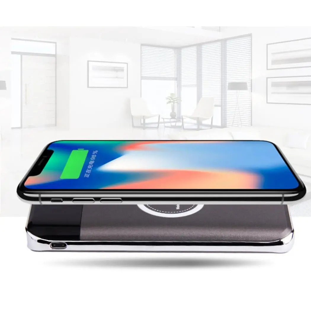 10000 mAh Large Capacity Wireless Fashion New Powerbank Output Power Bank Portable Charger External Battery 10000 mAh Large Capacity Wireless Fashion New Powerbank Output Power Bank Portable Charger External Battery