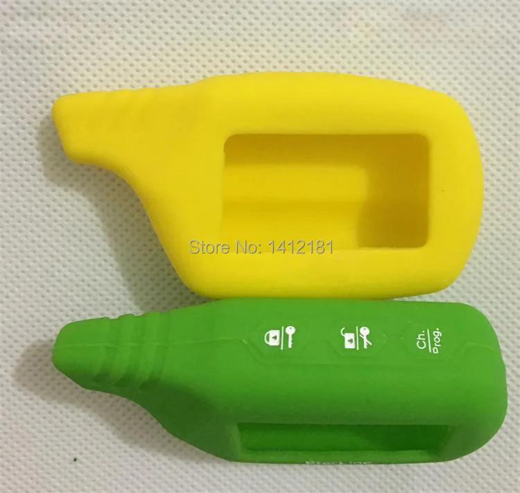 Wholesale B9 B6 Silicone Key Case for 2 way Lcd Remote Control Keychain Key Chain Fob Starline B9 B6 A91 A61 B91 B61 V7
