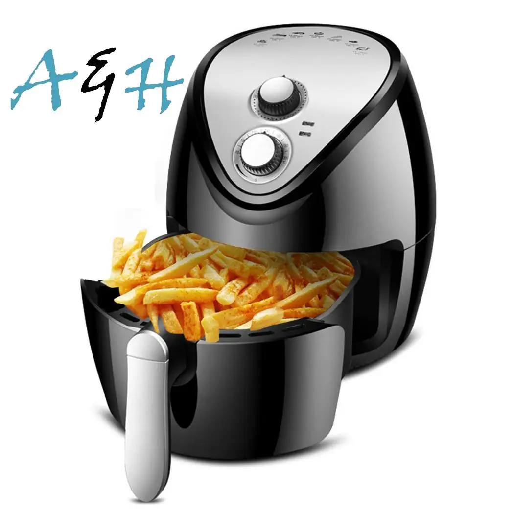 

Durable Practical Timing Corrosion Resistant Household Hot Circulation Air 0-200C Home 3.8L Fryer 4-5 People