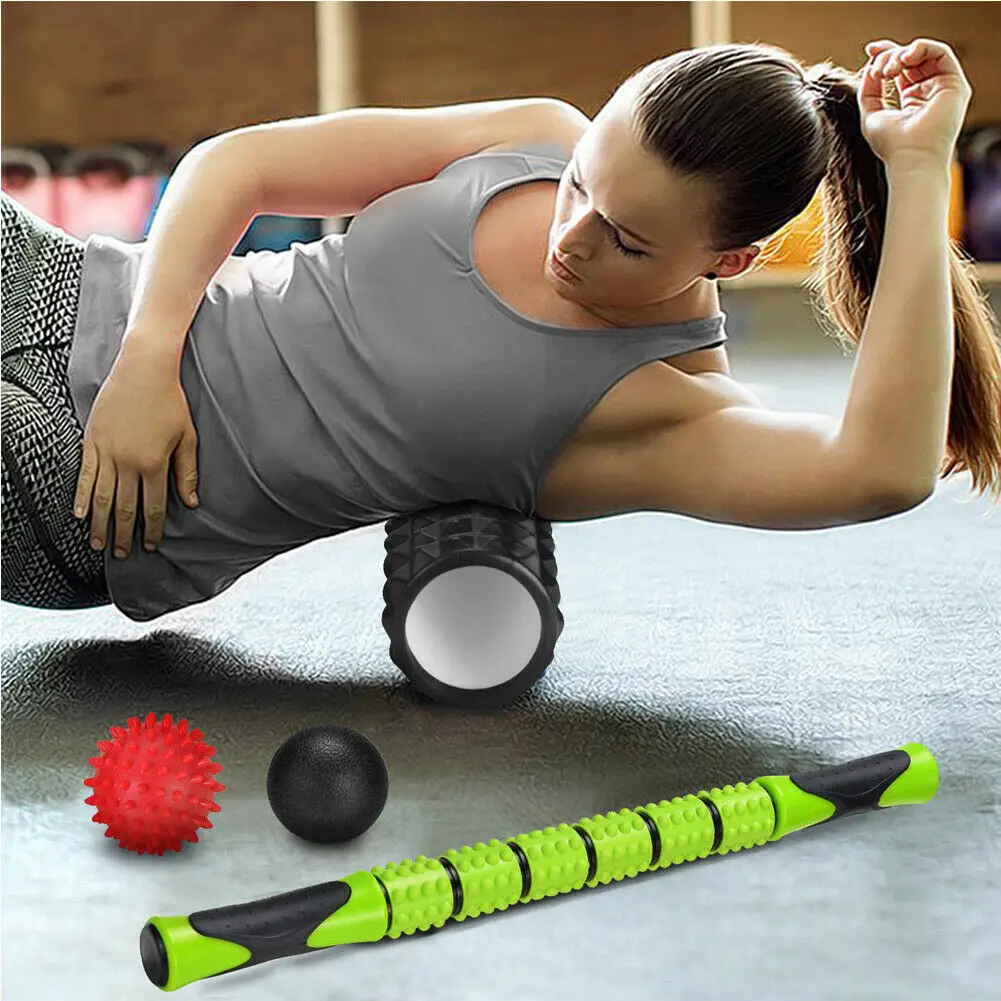 Новейший горячий EVA массажный валик из пенополиэтилена мяч спортзал для йоги и пилатеса упражнения триггер точка фитнес набор