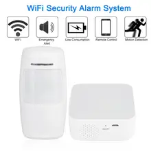 Комплекты сигнализации 433 МГц WiFi домашняя охранная сигнализация Беспроводная PIR детектор движения 100-240 В alarme residencial США/ЕС