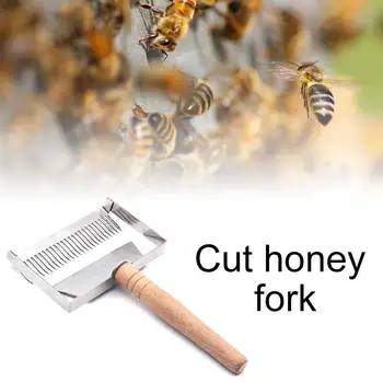 

Stainless Steel Needle Honey Cutting 26-pin Widened Balance Honey Fork Beehive Beekeeping Blade Scraper Bee Tool