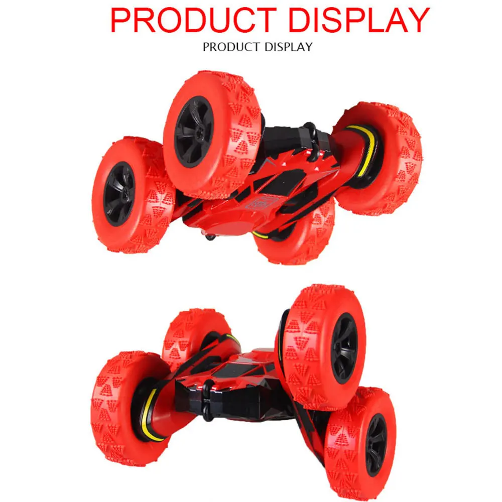

7Pcs RC Stunt Car Off Road Electric Race Car Double Sided 360 Degree Remote Control Vehicle Twisting Arms Car
