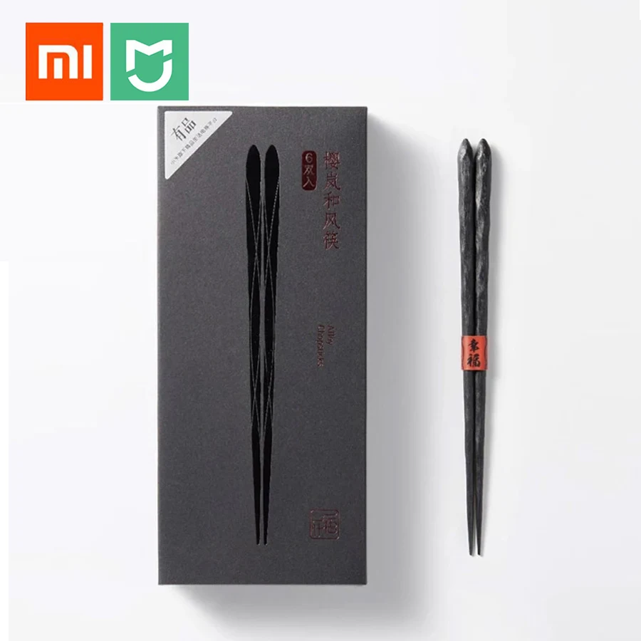 

Yiwuyishen Chopstick 6 Pairs In Pack Pps Glass Fiber High Temperature Resistance reusable chopsticks Chinese Chopsticks