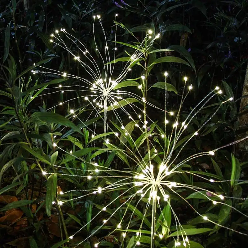 Гирлянда на солнечной батарее 105LED Starburst 3 режима водонепроницаемая