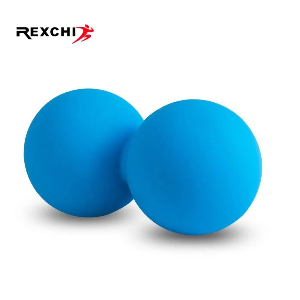 

REXCHI Yoga Pilates Ball Peanut Gym Fitness Balance Ball Silicone Massage Crossfit Bodybulding Exercise Training Accessories
