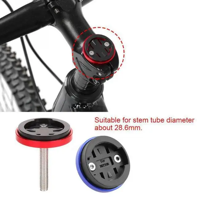 US $2.51 MTB Road Bike Computer Holder Stem Top Cap Cycling Stopwatch GPS Speedometer Mount Bracket For GARM