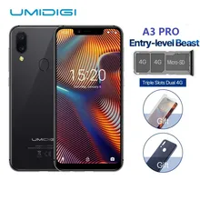  font b UMIDIGI b font A3 Pro Global Band 5 7 19 9 FullScreen smartphone