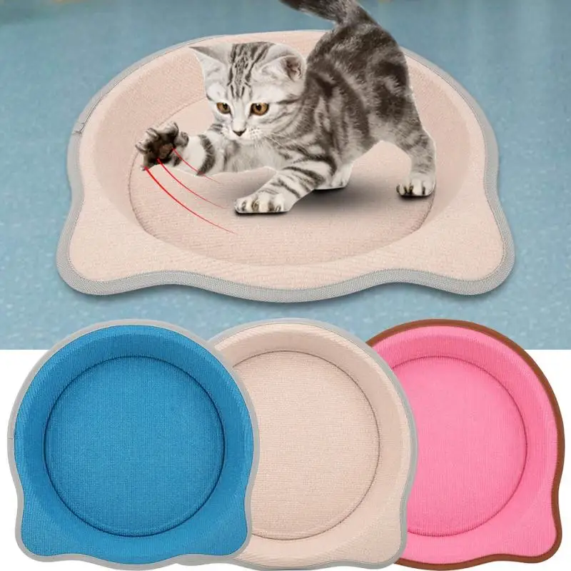 

High Quality Pet Cat Bed Cats Claw Tray Soft Plush Surface Kitten Scratching Board Pet Puppy Kitten Sleep Mat Playing Supplies