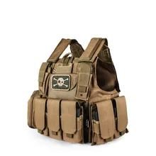 Тактический жилет страйкбол военный Molle боевой штурмовой жилет пластина Перевозчик Тактический unloa Спорт стрельба охота жилет 12 цветов