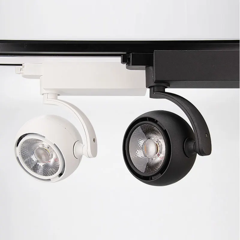 

LED Track Light 20W cob Rail Spotlights Lamp Led Tracking Fixture Spot Lights AC85- 265V Adjustable lamp For Exhibition Office
