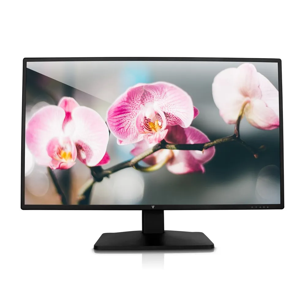 

V7 Monitor LED panoramico Full HD 1080 de 27" ADS, 68,6 cm, 1920 x 1080 Pixeles, Full HD, LED, 6 ms, Negro LED Monitor