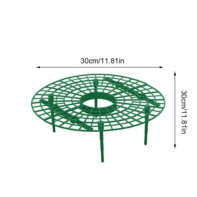10 шт. растительный пластиковый инструмент, круг для выращивания клубники, опорная стойка для сельского хозяйства, улучшенная рама для сбора урожая, легкая Съемная легкая установка