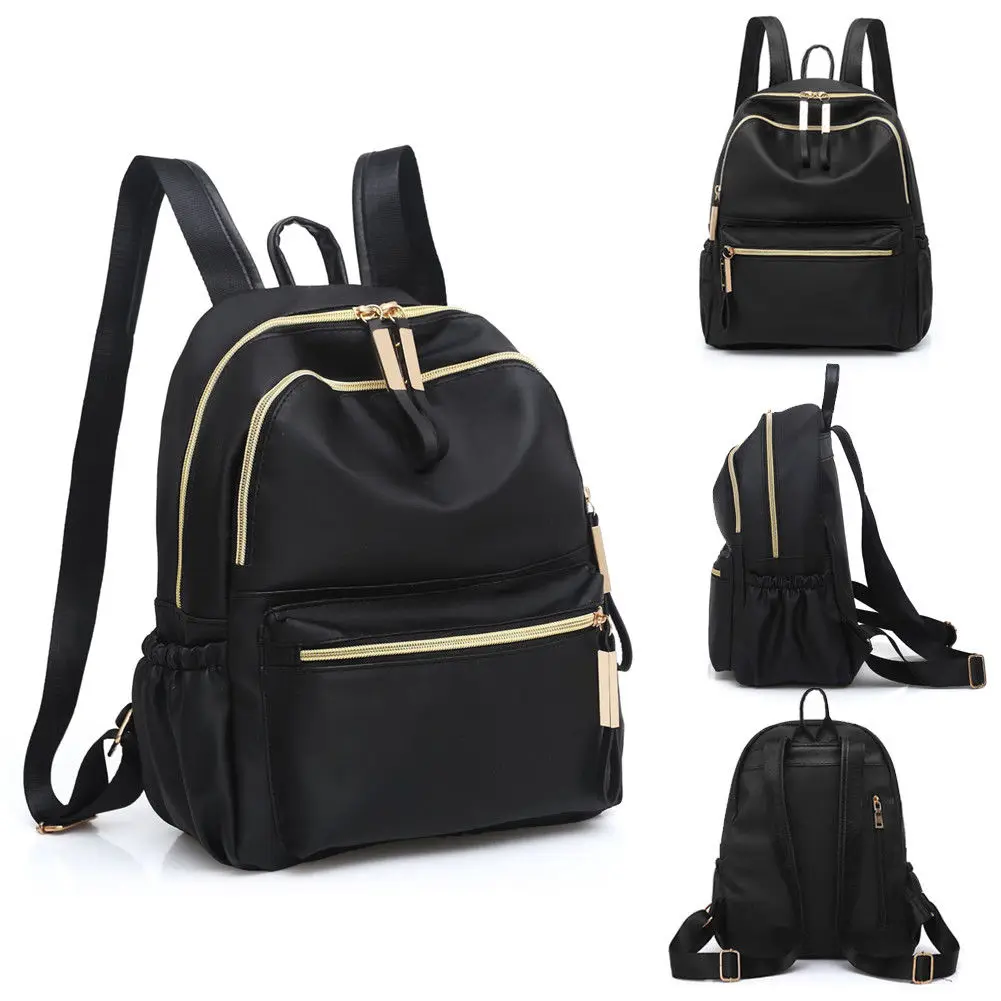 Хит, Классический женский рюкзак, черный, модный, ткань Оксфорд, большая вместительность, водонепроницаемая сумка через плечо