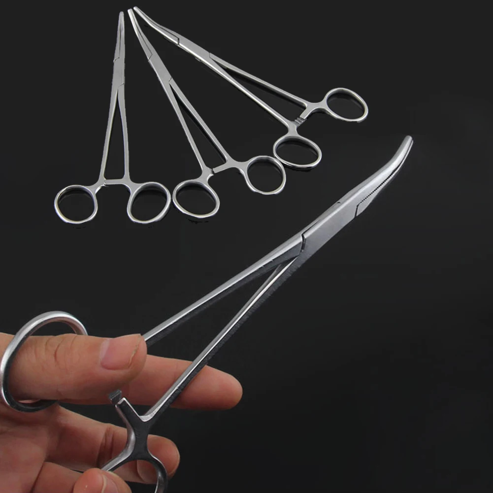 18 см нержавеющая сталь рыболовные локоть ножницы Hemostat рыболовное устройство для