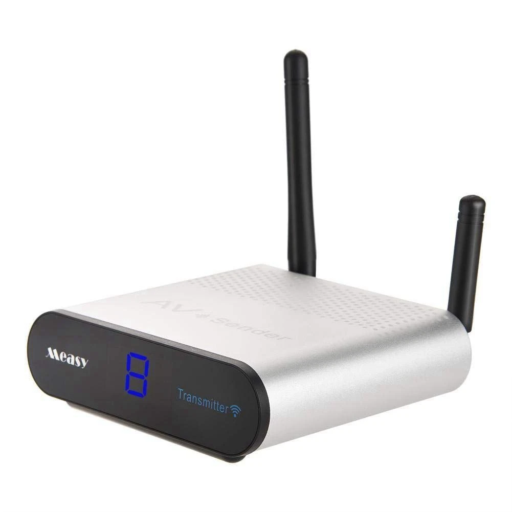 

Measy AV540 5.8GHz Wireless AV Sender Transmitter and Receive Compatible with DVD, DVR, IPTV, Monitoring Camera, Satellite Rec