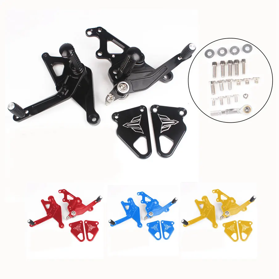 

For Yamaha MT-07 MT07 2014 2015 2016 Aluminum Adjustable Rearsets Footrest Foot Pegs