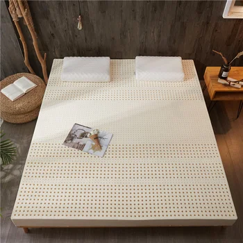 

100% Natural Latex Mattress 5 cm Thickness Soft and Comfortable Body Massage Body Relax Pressure Multi Size optional