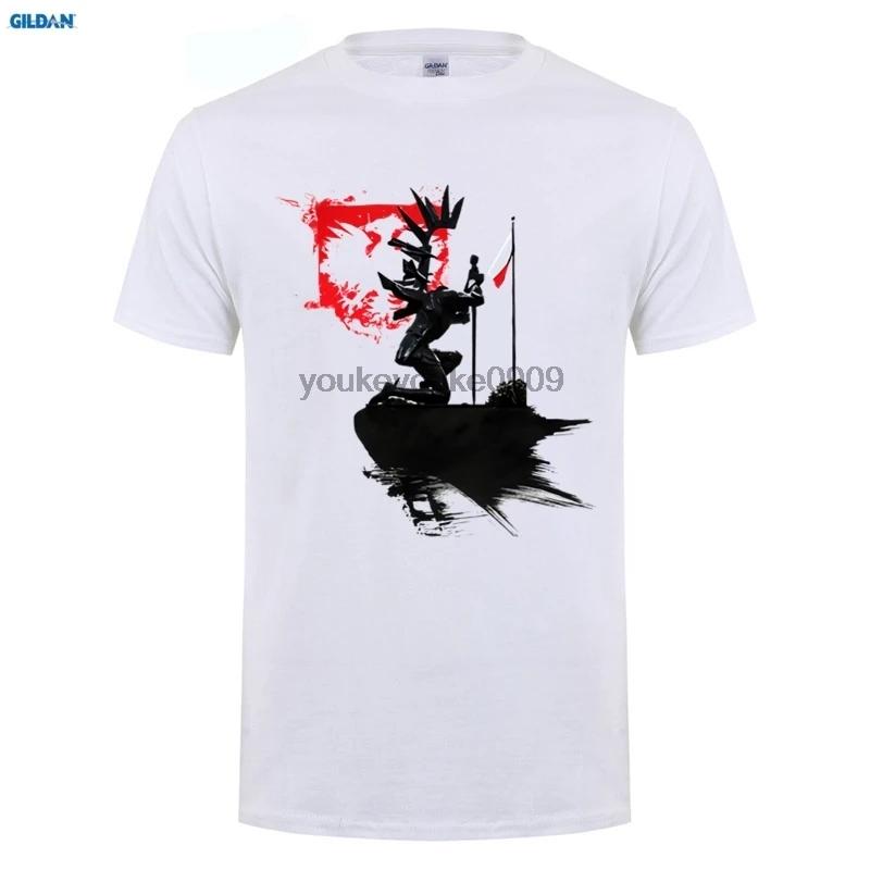 GILDAN Poland Hussar история футболка для взрослых крутой Топ мальчиков с короткими