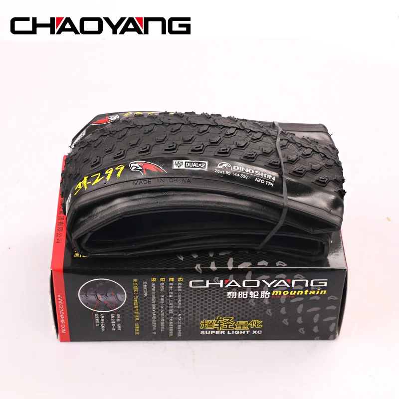 

CHAOYANG SUPER LIGHT XC 299 Foldable Mountain Bike MTB Tyre Bicycle Ultralight Tire 26/29/27.5*1.95 Cycling Bicycle Tyres