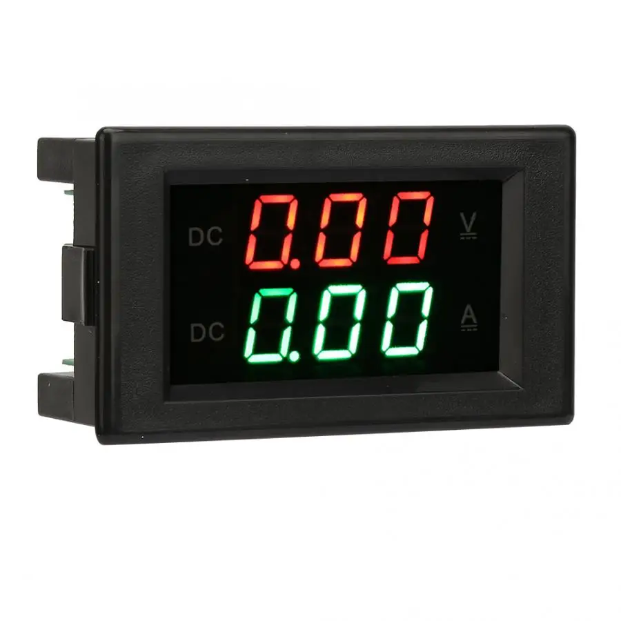 Вольтметр YB4835VA постоянный ток 0 ~ 100 в 20 А двойной дисплей встроенный измеритель