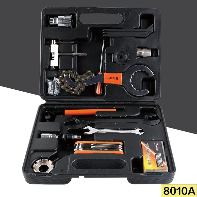 

Cyrusher Mountain Bike Toolbox Set Repair bicycle tools Repair Tires Flywheel Shaft Removal Demolition Accessories Lightweight