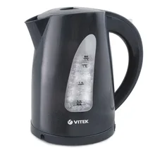 Чайник электрический Vitek VT-1164(GY)(Мощность 2200 Вт, объем 1.7 л, автоотключение, отсек для хранения шнура
