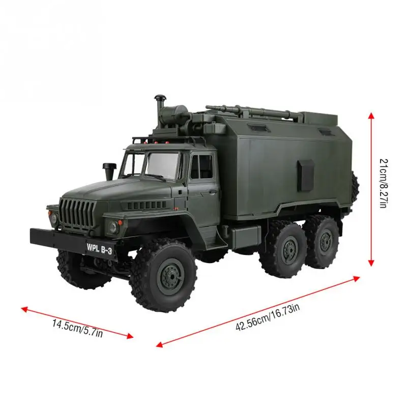 WPL B 36 1/16 Масштаб 2 4G пульт дистанционного управления военный грузовик RC 6WD модель