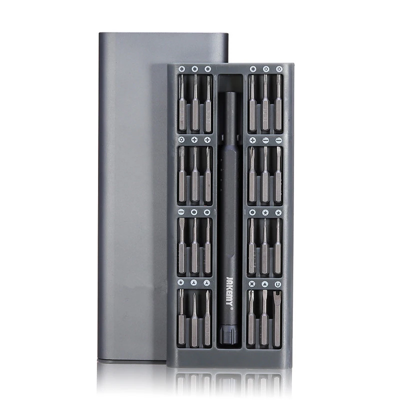 

New Jakemy Jm-8168 24 In 1 Screwdriver Set Multi-Purpose Magnetic Precision With Deep Hole Screw Bits Steel