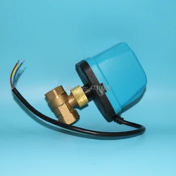 

DN50(G2")AC220V switch type two-way electric actuator brass ball valve/motorized/motor-driven ball Valve,