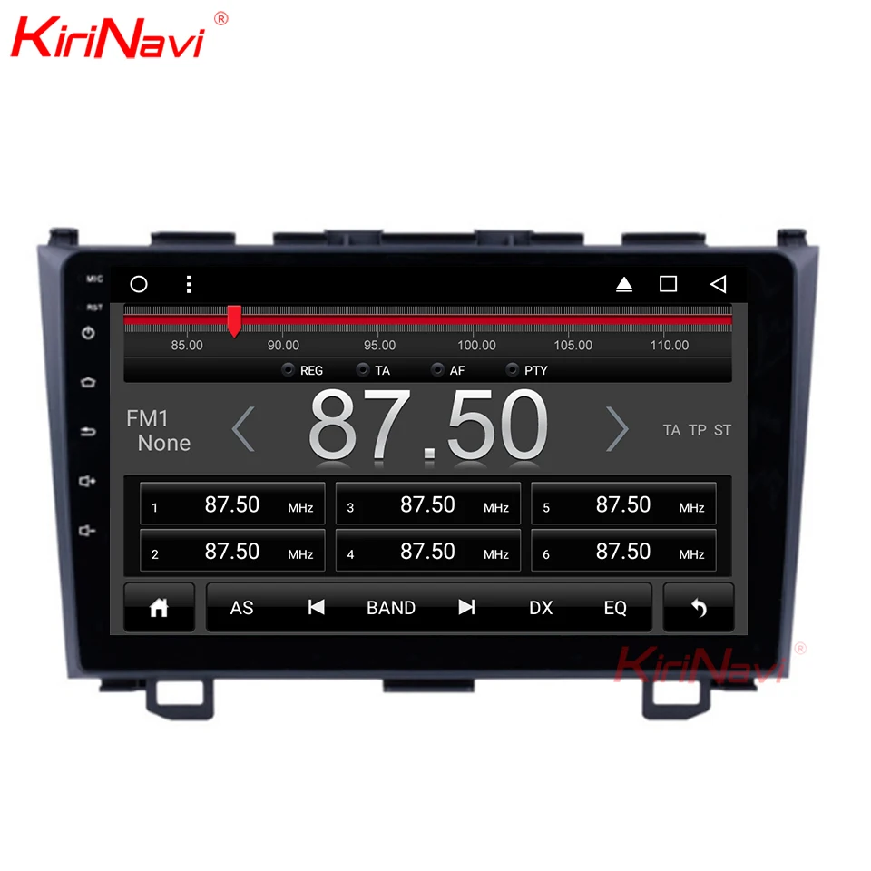 KiriNavi Grande Schermo Android 8.1 9 pollici Touch Screen Car Radio Per Honda Crv Android di Navigazione GPS Bluetooth WIFI 2006 -2011