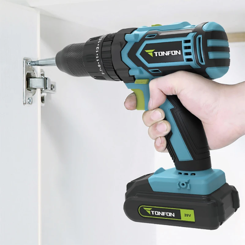 

XIAOMI Tonfon 3 in 1 20V Rechargable Impact Drill Cordless Electric Screwdriver Drill with Bits Impact Drill Car Repair Tool