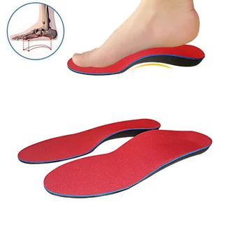 

100pairs Orthopedic Insoles Doctors recommend Best Material EVA Orthotic Insole Flat Feet Arch Support shoes pad freeshipping