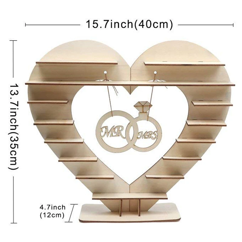

Sweet Chocolate Mr & Mrs Stand Centre Display Wedding Supply Party Candy Holder