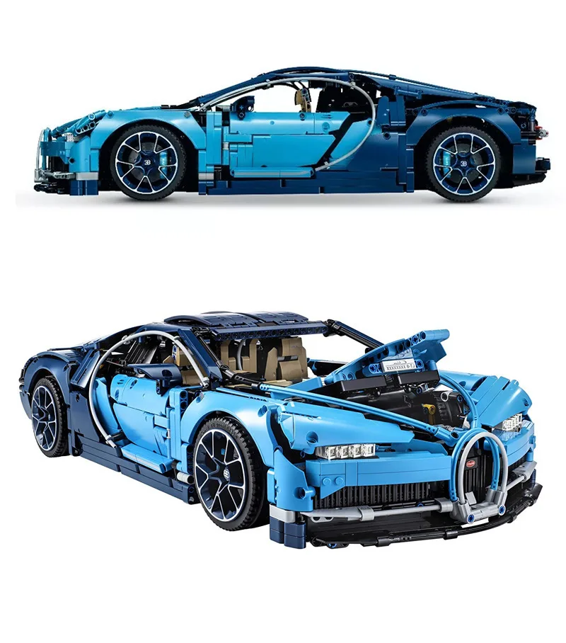 Legoings Technic Bugattied Супер гоночный автомобиль чугун Playmobil строительные блоки