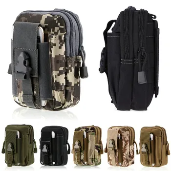 

Outdoor Camping Hiking Military Tactical Bags Waterproof Molle Bag Sundries Bags Waist Belt Phone Pouch For iphone Smartphone
