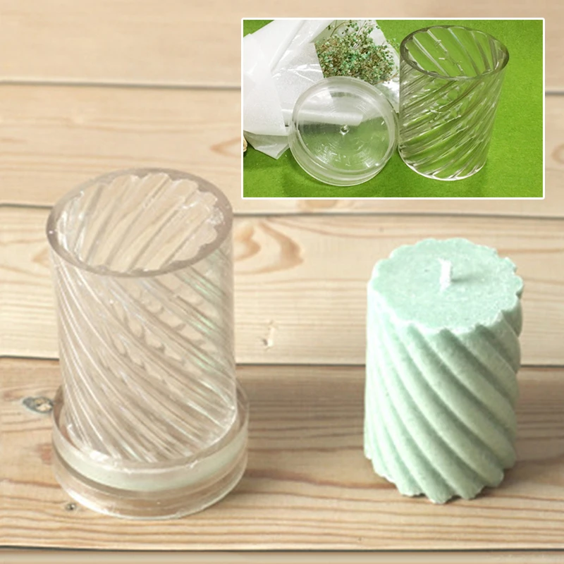 

Candle Mold Manual Candle Making Spiral Shape Model Candle Moulds tealight wax shaping molds DIY Craft Tools Plastic