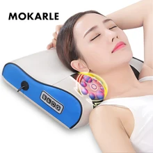 1 PC Cervical Massage Pillow Shiatsu Massager For Neck Back Relaxation Body Infrared Heating Care electric massager 1 PC Cervical Massage Pillow Shiatsu Massager For Neck Back Relaxation Body Infrared Heating Care electric massager