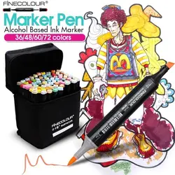 TOUCHNEW шестой kunstmarkierungen 30 40 60 80 цветов художник двуглавый набор манга дизайн школы рисунок эскиз ручка живопись