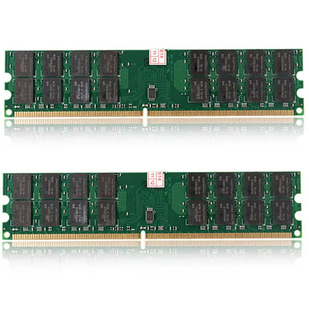 

2Pcs 4GB 240Pin DIMM PC2 6400 800MHz Memory RAM for Desktop Motherboard CPU