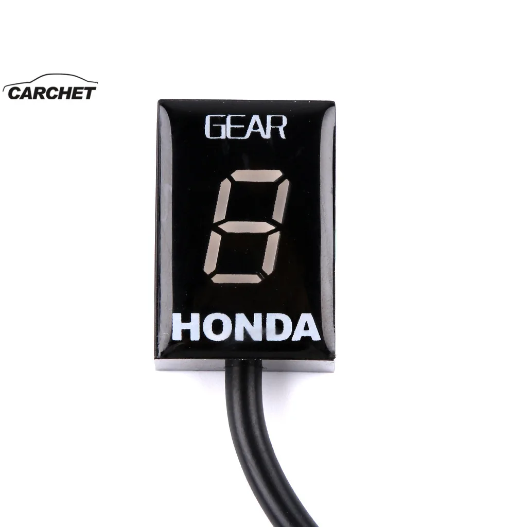 

CARCHET For Honda CB650F CB500X VFR 800 CB1000R CB400SF CBR650F Motor 1-6 Level Ecu Plug Speed Gear Display Indicator Holder